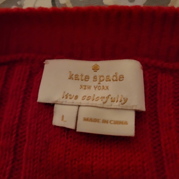 Kate spade ruffle dot sweater - Picture 4 of 4